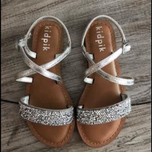 Sparkly kid pix girls Sandals